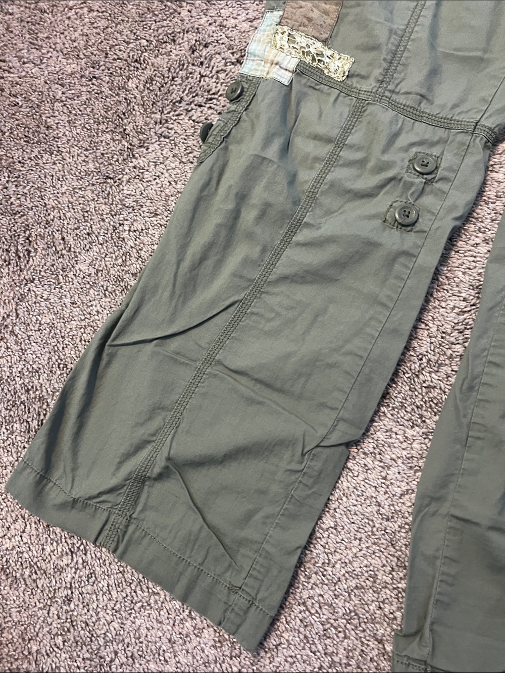 Maurices Olive Green Cargo Pants with Patch Details - Picture 6 of 8